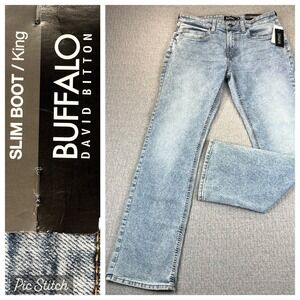 Buffalo David Bitton Bootcut new with tags Jeans Men 32x32 light wash